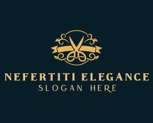 Elegant Scissors Boutique logo design