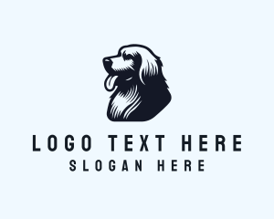 Domesticated Animal - Pet Dog Labrador logo design