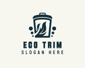 Eco Trash Garbage logo design