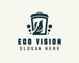 Eco Trash Garbage logo design