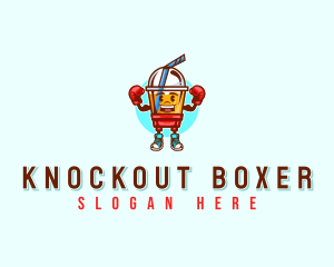 Boxer - Boxer Juice Drink logo design