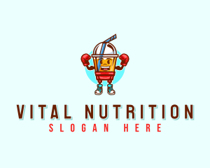 Nutritionist - Boxer Juice Drink logo design