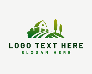 Barn - Minimalist Barn Landscaping logo design