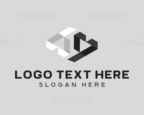 Modern Geometric Architecture Logo