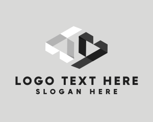 Architecture - Modern Geometric Architecture logo design