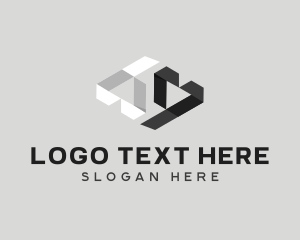 Origami - Modern Geometric Architecture logo design