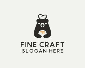 Bear Chef Honey logo design