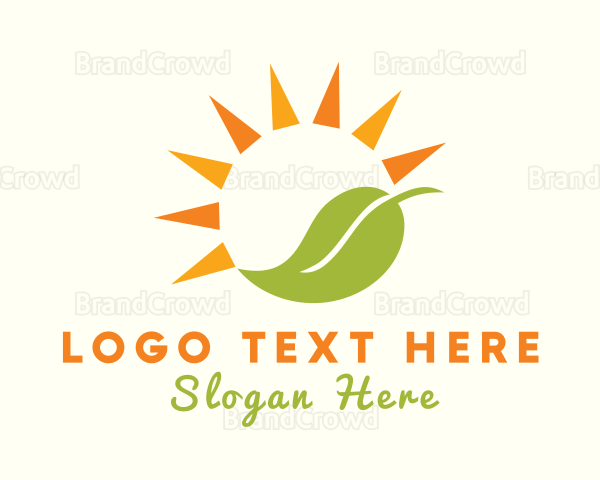 Sunny Leaf Farm Logo