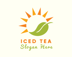 Sunny Leaf Farm logo design