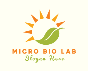 Sunny Leaf Farm logo design