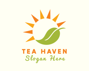 Sunny Leaf Farm logo design