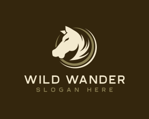 Wild Horse Stallion logo design