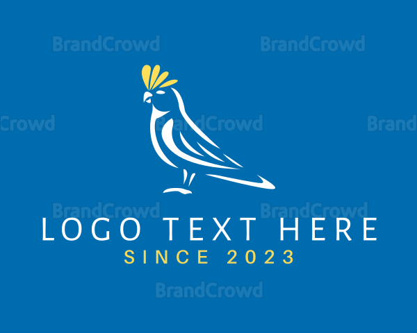 Cockatoo Pigeon Bird Logo