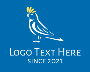 Cockatoo - White Cockatoo Bird logo design