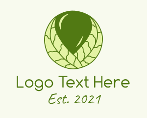 Aroma - Organic Leaf Essence logo design