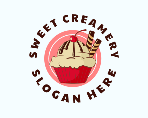 Sweet Creamy Gelato logo design