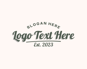 Clothing - Generic Script Brand logo design