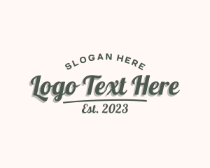 Surfing - Generic Script Brand logo design