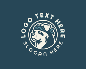 Veterinarian - Bandana Dog Kennel logo design