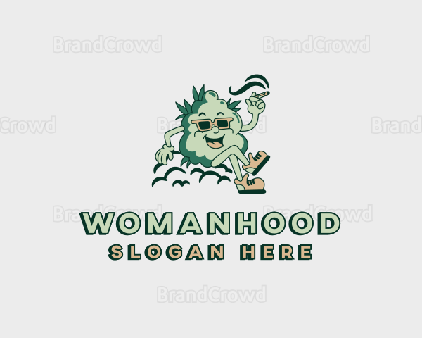 Marijuana Smoking Weed Logo