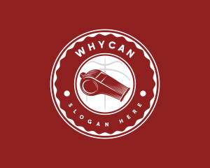 Sports Coach Whistle Logo