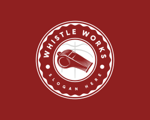 Whistle - Sports Coach Whistle logo design