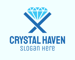 Blue Diamond Jewelry logo design