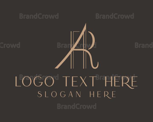 Elegant Boutique Letter A & R Logo
