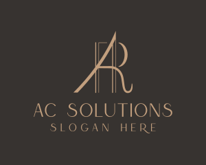 Elegant Boutique Letter A & R logo design