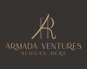 Elegant Boutique Letter A & R logo design