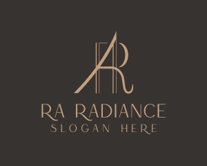 Elegant Boutique Letter A & R logo design