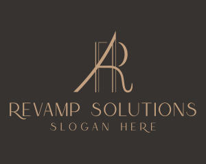 Elegant Boutique Letter A & R logo design