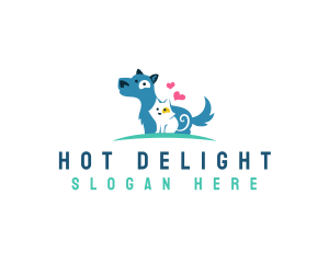 Dog Cat Pet logo design