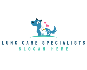 Dog Cat Pet logo design