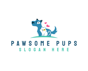 Dog Cat Pet logo design