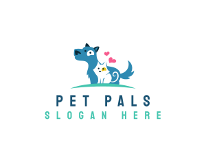 Dog Cat Pet logo design