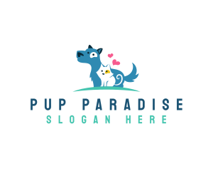 Dog Cat Pet logo design