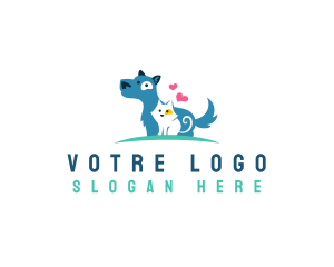 Hound - Dog Cat Pet logo design