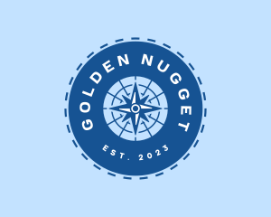 Nautical Navigation Compass logo design