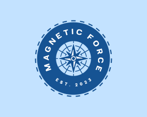 Nautical Navigation Compass logo design