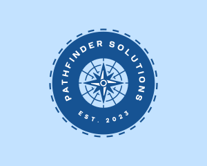 Navigation - Nautical Navigation Compass logo design