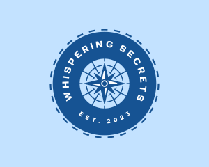 Nautical Navigation Compass logo design