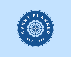 Destination - Nautical Navigation Compass logo design