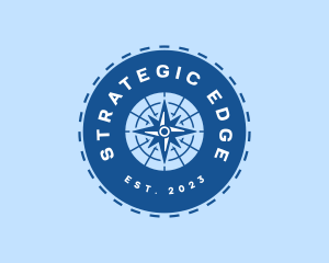 Strategy - Nautical Navigation Compass logo design