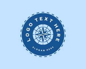 Nautical Navigation Compass Logo