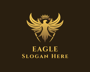 Royal Eagle Crown logo design
