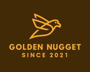 Golden Canary Outline logo design