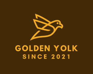 Golden Canary Outline logo design