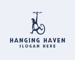 Hanging - Ape Monkey Hanging logo design