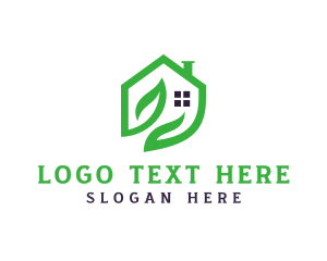 Renovation - Leaf Property Real Estate logo design